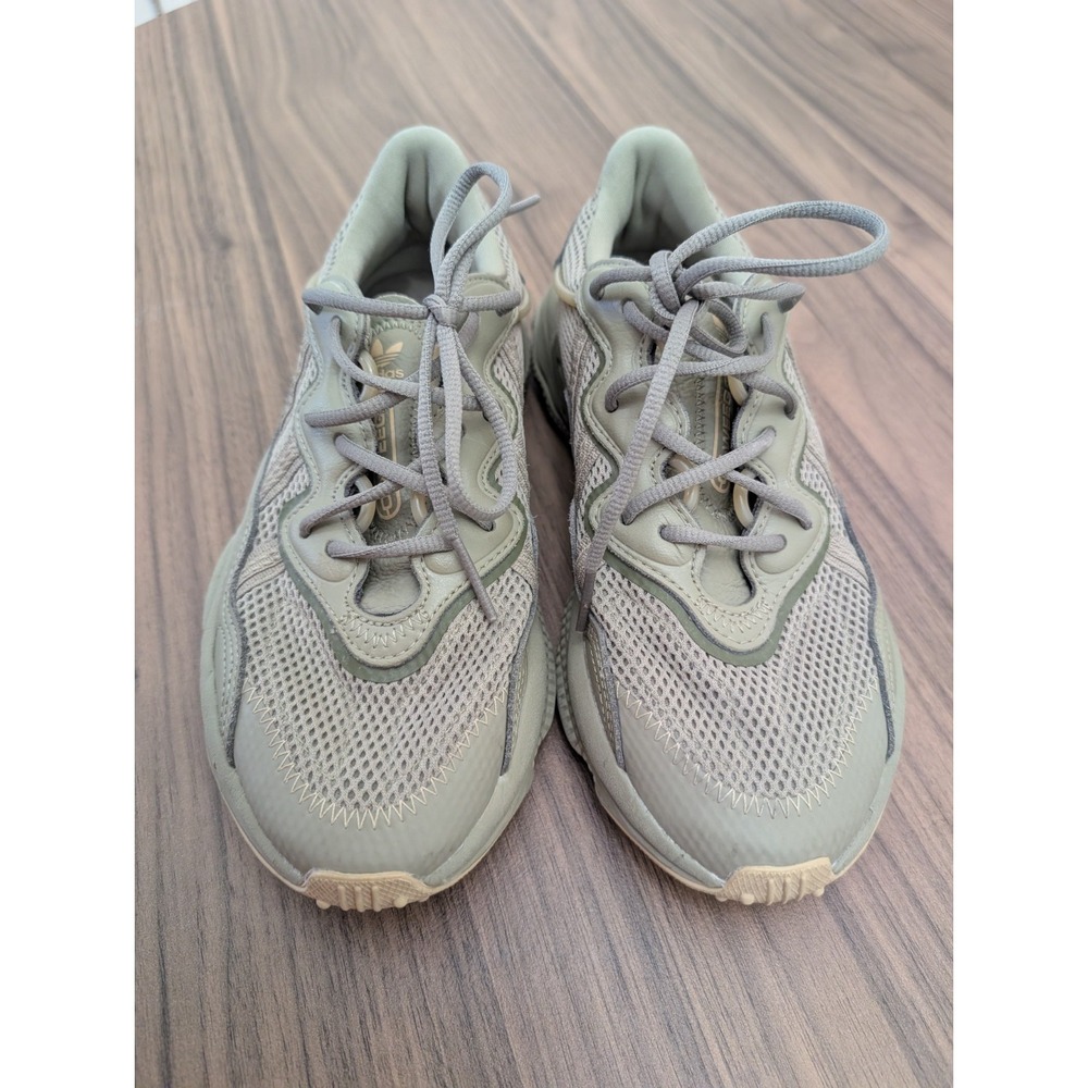 Adidas Ozweego GY3157 Khaki Beige Olive Green Sneakers Women's Size 5.5 Adiprene